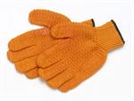 orange snot no-slip gloves